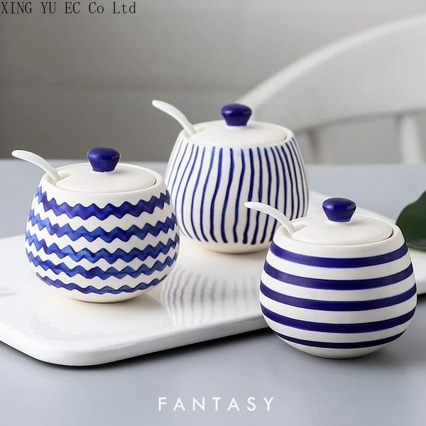 simple wave pattern seasoning pot hand-painted underglaze color creative round salt sugar bowl kitchen supplies storage bottles & jars
simple wave pattern seasoning pot hand-painted underglaze color creative round salt sugar bowl kitchen supplies storage bottles & jars
