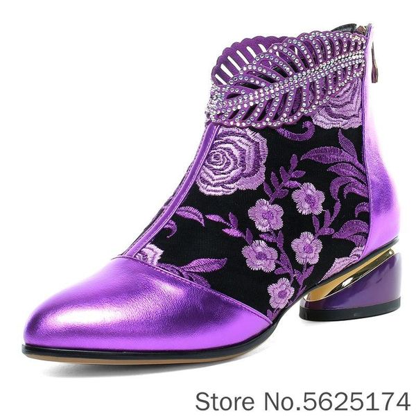 boots junsrm 2021 ankle women's shoes genuine leather embroidery ethnic bohemia zipper spring autumn ladies botas, Black
boots junsrm 2021 ankle women's shoes genuine leather embroidery ethnic bohemia zipper spring autumn ladies botas, Black