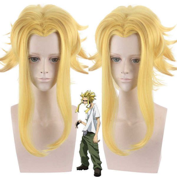 lord santa my hero college olmet all · might cosplay wig, Black
