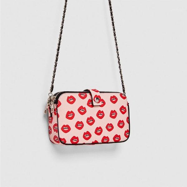 evening bags 2021 arrivals women's shoulder for female chain pu leather print lip red design leisure style women bag
evening bags 2021 arrivals women's shoulder for female chain pu leather print lip red design leisure style women bag