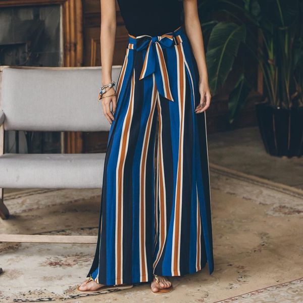 fashion casual women high waist wide leg pants summer autumn office band loose palazzo trousers female women's & capris, Black;white
fashion casual women high waist wide leg pants summer autumn office band loose palazzo trousers female women's & capris, Black;white