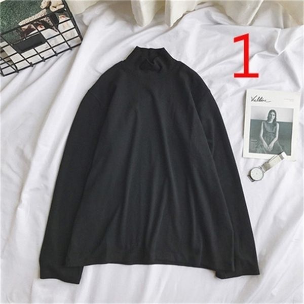 long-sleeved t-shirt men's trendy casual personality loose clothing 210420, White;black
long-sleeved t-shirt men's trendy casual personality loose clothing 210420, White;black