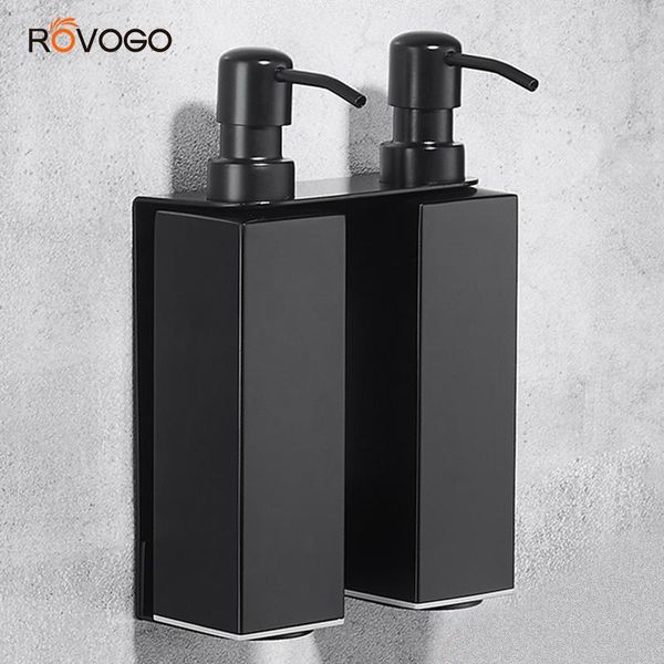 liquid soap dispenser rovogo manual bathroom dispenser, 304 stainless steel hand container wall-mounted (black)
liquid soap dispenser rovogo manual bathroom dispenser, 304 stainless steel hand container wall-mounted (black)