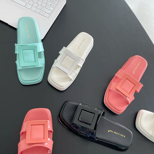 slippers flip-flops women shoes summer slippers genuine leather square toe ladies slides outside womens slippers flats sandals, Black;red
slippers flip-flops women shoes summer slippers genuine leather square toe ladies slides outside womens slippers flats sandals, Black;red