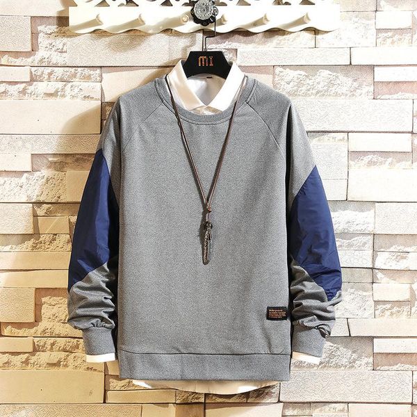 men's hoodies & sweatshirts men hooded sweater fall/winter loose personality long sleeve clothes trendy brand stitching color jacket, Black
men's hoodies & sweatshirts men hooded sweater fall/winter loose personality long sleeve clothes trendy brand stitching color jacket, Black