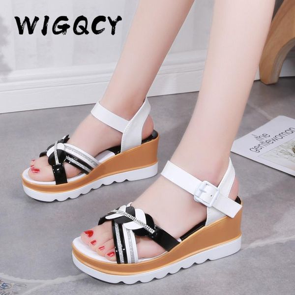dress shoes buckle sandals women summer bling open toe fashion high heel platform mixed colors wedges for, Black
dress shoes buckle sandals women summer bling open toe fashion high heel platform mixed colors wedges for, Black