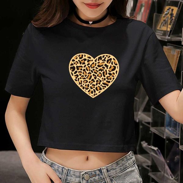 women's t-shirt women graphic love t shirt leopard print black crop short sleeve cotton tees streetwear aesthetic tee, White
women's t-shirt women graphic love t shirt leopard print black crop short sleeve cotton tees streetwear aesthetic tee, White