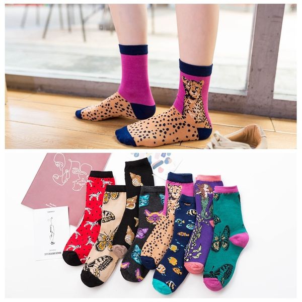socks trendy all cotton women's medium tube personalized combed leopard print trendy street sports, Black;white
socks trendy all cotton women's medium tube personalized combed leopard print trendy street sports, Black;white
