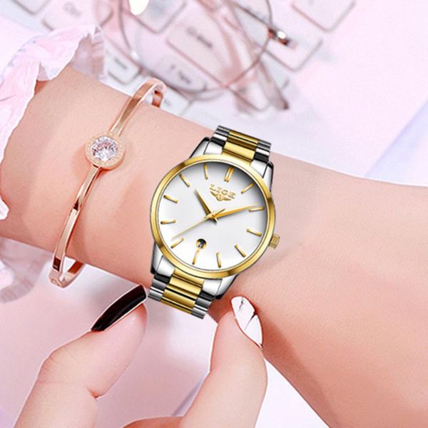 wristwatches 2021 lige women fashion watch ladies luxury quartz watches gold wrist gifts for relogio feminino+box, Slivery;brown
wristwatches 2021 lige women fashion watch ladies luxury quartz watches gold wrist gifts for relogio feminino+box, Slivery;brown