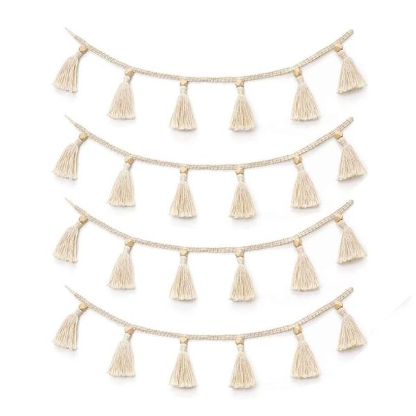 tapestries 4pcs handmade woven tassel garland decor for rattan basket bohemia macrame wooden beads wall hangings ornament
tapestries 4pcs handmade woven tassel garland decor for rattan basket bohemia macrame wooden beads wall hangings ornament