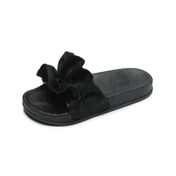 slippers summer women's solid color simple folds uppers sweet and versatile fashion casual 2021, Black
slippers summer women's solid color simple folds uppers sweet and versatile fashion casual 2021, Black