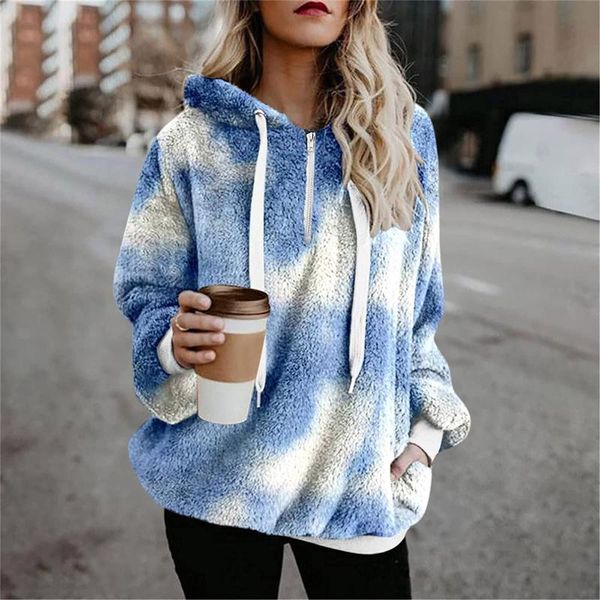 women's hoodies & sweatshirts soft plush women autumn winter female casual loose tie-dye leopard drawstring hooded fashion, Black
women's hoodies & sweatshirts soft plush women autumn winter female casual loose tie-dye leopard drawstring hooded fashion, Black