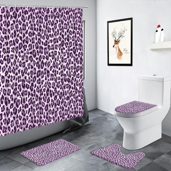 shower curtains purple leopard pattern set creative fashion home decor bathroom carpet anti-slip door rug toilet cover bath mats
shower curtains purple leopard pattern set creative fashion home decor bathroom carpet anti-slip door rug toilet cover bath mats