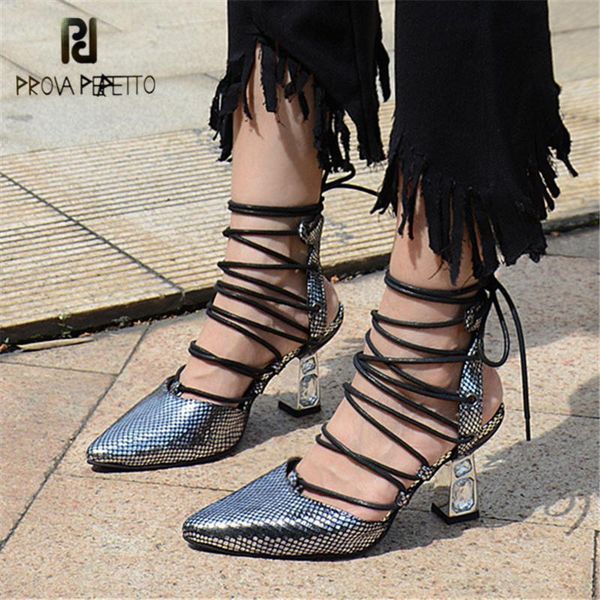 prova perfetto crystal heel women pointed toe high heels lace up ladies summer sandals pumps female stiletto, Black
prova perfetto crystal heel women pointed toe high heels lace up ladies summer sandals pumps female stiletto, Black