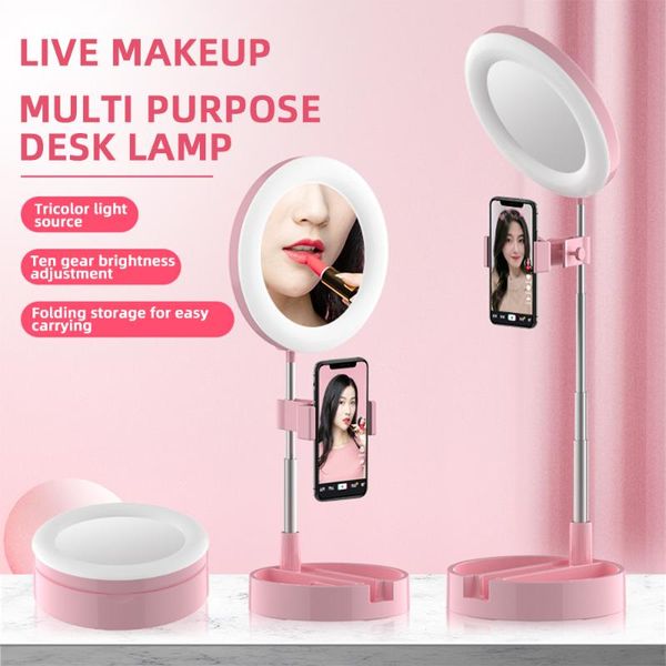 flash heads ring light selfie fill with makeup mirror storage box phone holder clip dimmable lamp for pography
flash heads ring light selfie fill with makeup mirror storage box phone holder clip dimmable lamp for pography