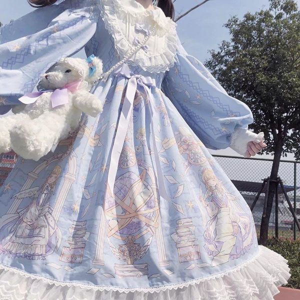 casual dresses autumn japanese kawaii female dress big size preppy uniform long sleeve princess vintage ball gown lolita, Black;gray
casual dresses autumn japanese kawaii female dress big size preppy uniform long sleeve princess vintage ball gown lolita, Black;gray