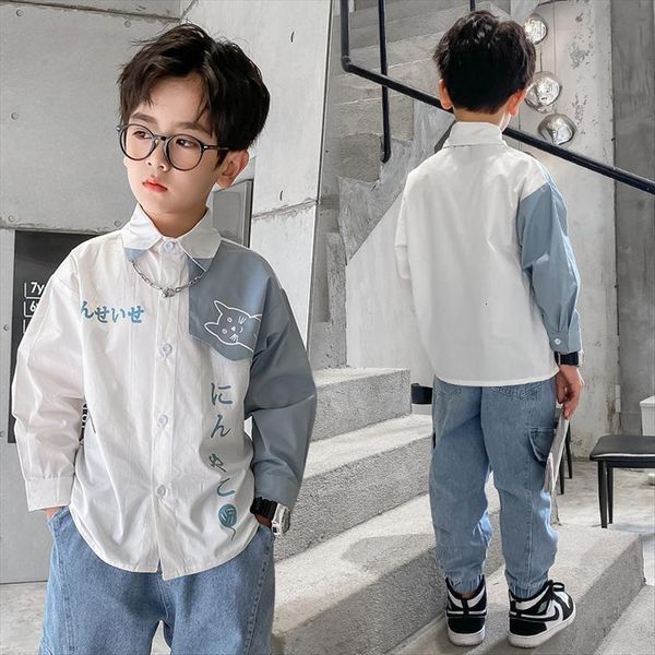 fashion teenage shirts for boys long sleeve cotton blouse kids with buttons children clothes school clothing, White;black
fashion teenage shirts for boys long sleeve cotton blouse kids with buttons children clothes school clothing, White;black