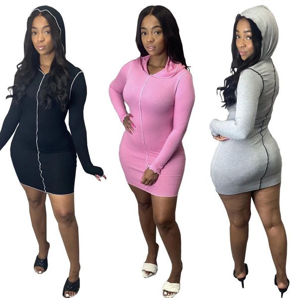 solid color rib long sleeve hoodie package hip es for women winter clothes bodycon casual streetwear 3gcy, Black;gray
solid color rib long sleeve hoodie package hip es for women winter clothes bodycon casual streetwear 3gcy, Black;gray