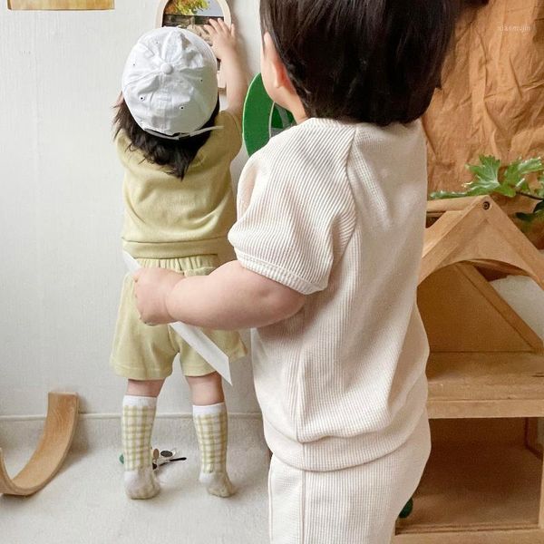 clothing sets summer baby clothes set toddler girl boy cotton short sleeve + kid fashion casual breathable shorts 2pcs, White
clothing sets summer baby clothes set toddler girl boy cotton short sleeve + kid fashion casual breathable shorts 2pcs, White