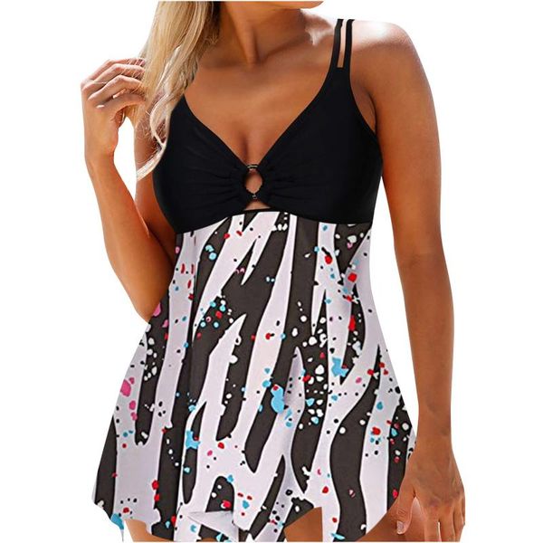 summer women swimwear v-neck splicing suit printing siamese swimsuit swimming dress costume maillot de bain femme#30 women's, White;black
summer women swimwear v-neck splicing suit printing siamese swimsuit swimming dress costume maillot de bain femme#30 women's, White;black