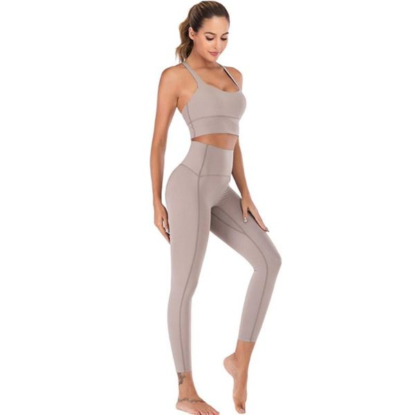 yoga outfit no embarrassment line leggings + sports bra 2pcs set women gym fitness clothing high waist tights running sportswear
yoga outfit no embarrassment line leggings + sports bra 2pcs set women gym fitness clothing high waist tights running sportswear
