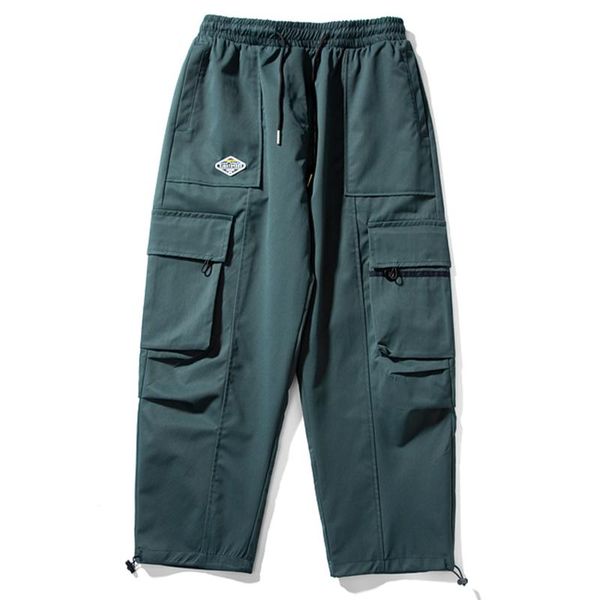 men's pants hip hop harem streetwear multi-pocket tooling drawstring sweatpants harajuku oversized loose men trousers, Black
men's pants hip hop harem streetwear multi-pocket tooling drawstring sweatpants harajuku oversized loose men trousers, Black