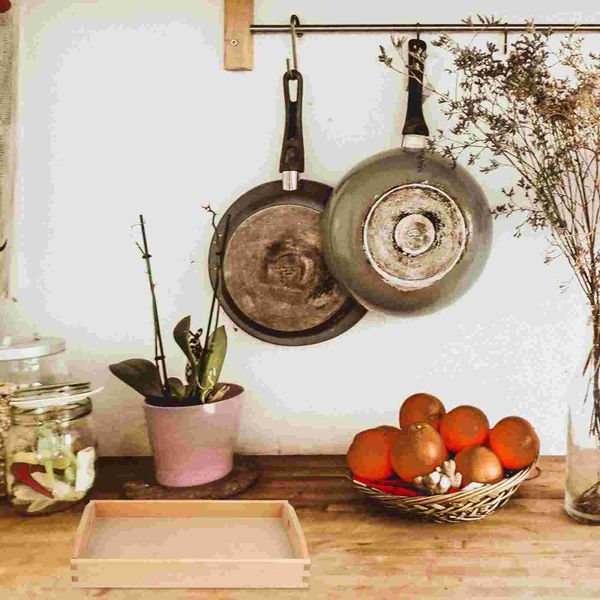 kitchen storage & organization 1 pc beech tea tray practical food serving household snack holder
kitchen storage & organization 1 pc beech tea tray practical food serving household snack holder