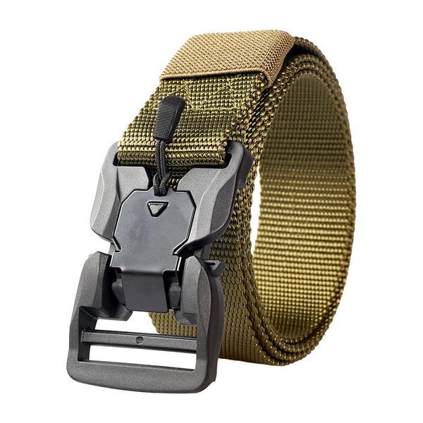 magnetic buckle tactical belt casual men's multi-functional plastic nylon belt lightweight functional belt, Black;brown
magnetic buckle tactical belt casual men's multi-functional plastic nylon belt lightweight functional belt, Black;brown