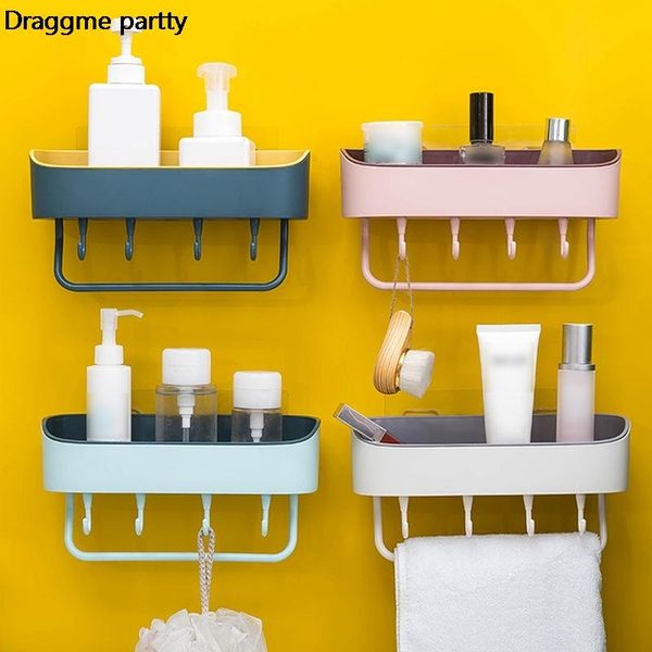 hooks & rails beautiful bathroom storage rack waterproof of punch self adhesive shelf set with hanger
hooks & rails beautiful bathroom storage rack waterproof of punch self adhesive shelf set with hanger