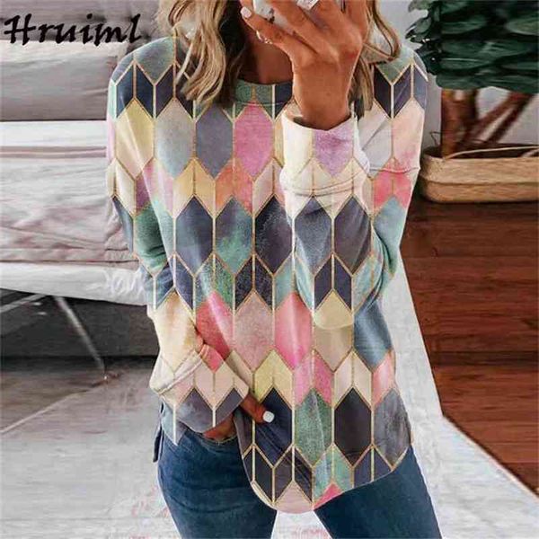 pullovers fashion casual loose fall women clothing round neck rhombus printed fleece long-sleeved sweatershirt 210513, Black
pullovers fashion casual loose fall women clothing round neck rhombus printed fleece long-sleeved sweatershirt 210513, Black