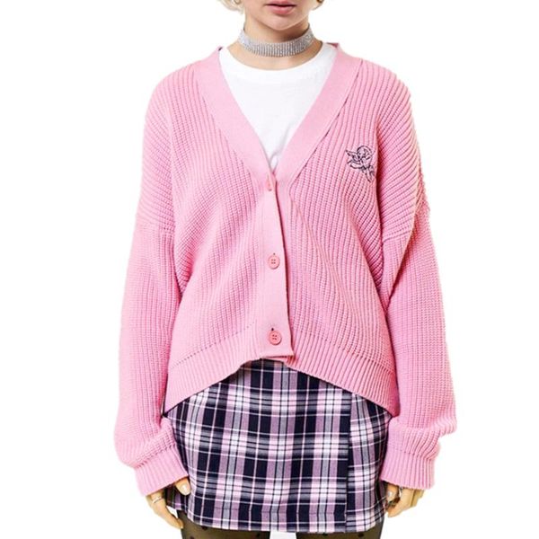 women's knits & tees oversized crop cardigan sweaters for women fall winter button up v-neck angel embroidered knitwear y2k 90s coat ja, White
women's knits & tees oversized crop cardigan sweaters for women fall winter button up v-neck angel embroidered knitwear y2k 90s coat ja, White
