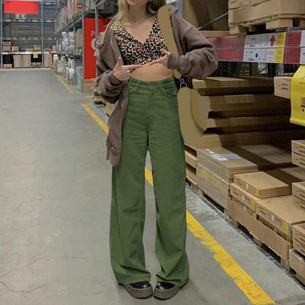 women's pants & capris 2021 fashion women wide leg with pocket solid color corduroy mopping drape ladies streetwear casual trousers #g1, Black;white
women's pants & capris 2021 fashion women wide leg with pocket solid color corduroy mopping drape ladies streetwear casual trousers #g1, Black;white