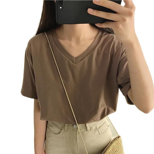 women's t-shirt t-shirts women 2021 vogue vintage tshirts cotton v neck short sleeve friends lady girl funny hipster, White
women's t-shirt t-shirts women 2021 vogue vintage tshirts cotton v neck short sleeve friends lady girl funny hipster, White