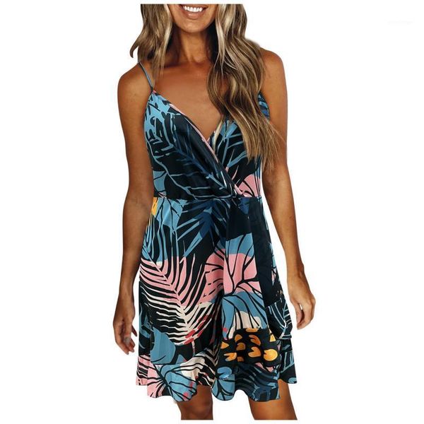 casual dresses #l5 women summer dress leaves printing v-neck strap beach sundress loose pockets swing for, Black;gray
casual dresses #l5 women summer dress leaves printing v-neck strap beach sundress loose pockets swing for, Black;gray