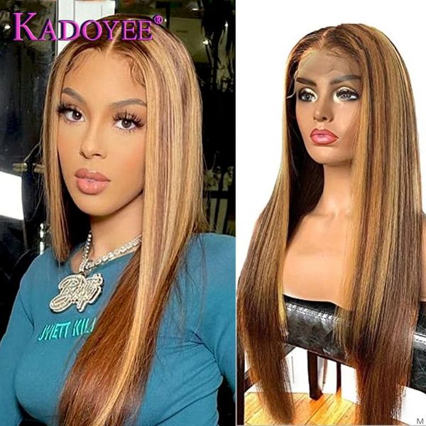 straight highlight wigs human hair ombre honey blonde wig 4x4 closure for women malaysian t part lace pre plucked remy, Black;brown
straight highlight wigs human hair ombre honey blonde wig 4x4 closure for women malaysian t part lace pre plucked remy, Black;brown