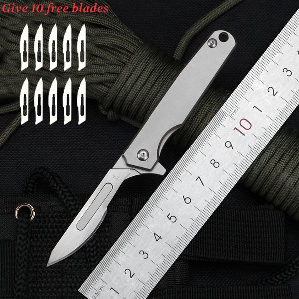 titanium aoy edc foding knife siver mini scape open express mutifunctiona too 10 bades
titanium aoy edc foding knife siver mini scape open express mutifunctiona too 10 bades