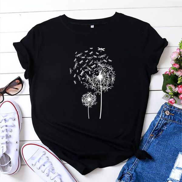 women's t-shirt elimiiya dragonfly dandelion 100% cotton short sleeve summer 2021 clothing graphic t shirts oversized, White
women's t-shirt elimiiya dragonfly dandelion 100% cotton short sleeve summer 2021 clothing graphic t shirts oversized, White