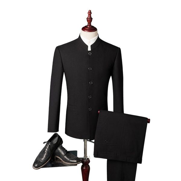 men's suits & blazers the tang dynasty installs station collar zhongshan male youth to cultivate one's morality china stand chi, White;black
men's suits & blazers the tang dynasty installs station collar zhongshan male youth to cultivate one's morality china stand chi, White;black