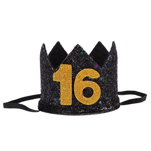 party hats 1pc birthday hat decorative tiara crown eye-catching