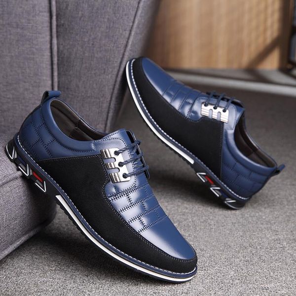 Casual Leather Shoes Trend Business Men Shoes Black Lace-up Comfortable Wearproof Male Rubber Shoes Quakeproof Zapatos Size38-48
Casual Leather Shoes Trend Business Men Shoes Black Lace-up Comfortable Wearproof Male Rubber Shoes Quakeproof Zapatos Size38-48
