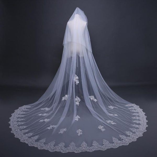bridal veils vintage two layers wedding veil 2021 with blusher lace appliques cathedral accessories gift véu de noiva, Black
bridal veils vintage two layers wedding veil 2021 with blusher lace appliques cathedral accessories gift véu de noiva, Black