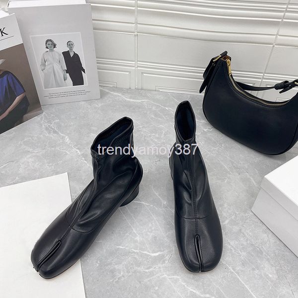 boots summer split toe high heel thick temperament simple fashion trend single women's, Black
boots summer split toe high heel thick temperament simple fashion trend single women's, Black