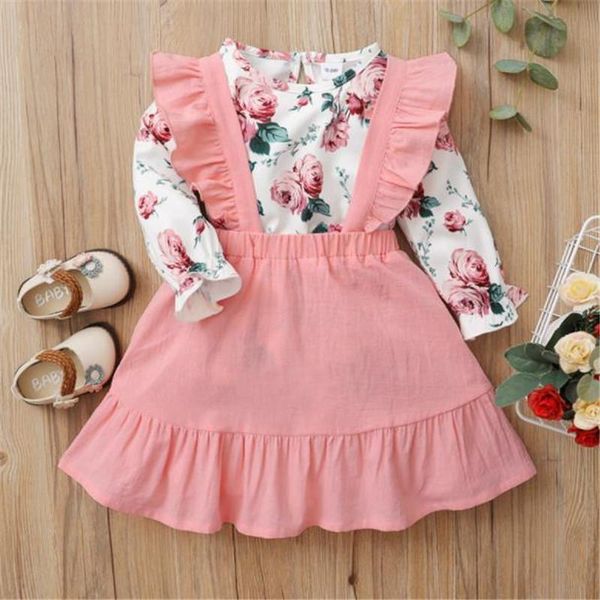 clothing sets boiiwant 18m-5y girls clothes set rose print long sleeve o-neck t-shirt solid color short suspender skirt floral, White
clothing sets boiiwant 18m-5y girls clothes set rose print long sleeve o-neck t-shirt solid color short suspender skirt floral, White
