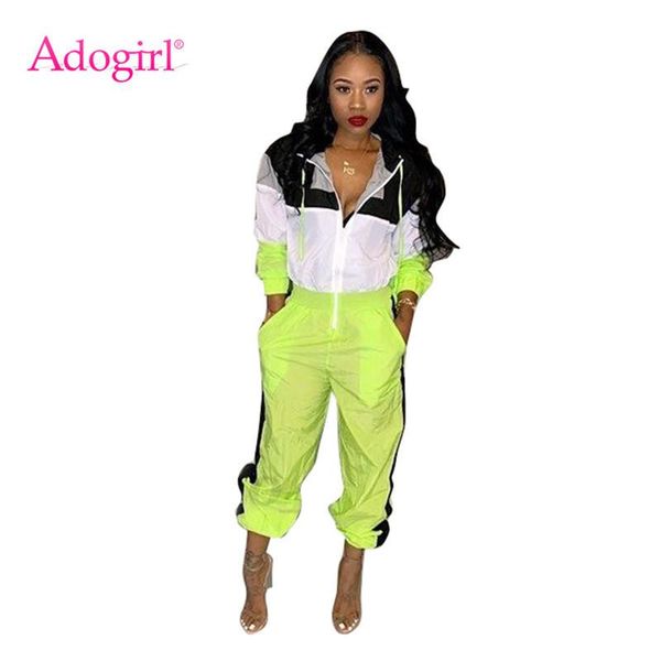 women's jumpsuits & rompers adogirl color patchwork hooded jumpsuit women casual loose romper zipper long sleeve pockets overall female, Black;white
women's jumpsuits & rompers adogirl color patchwork hooded jumpsuit women casual loose romper zipper long sleeve pockets overall female, Black;white