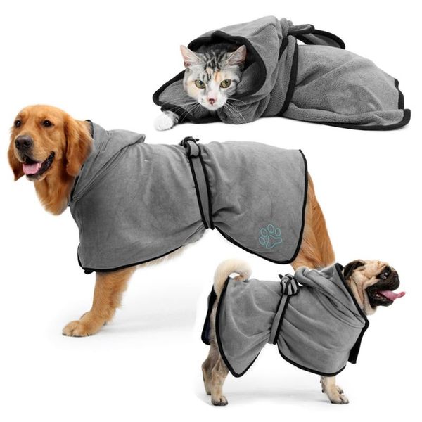 dog bathrobe super absorbent bath towel for small medium large dogs quick drying grooming pet bathing suit
dog bathrobe super absorbent bath towel for small medium large dogs quick drying grooming pet bathing suit