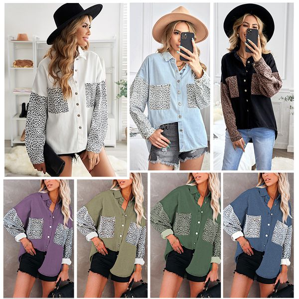 autumn and winter shirt coat women's pocket decoration lapel cardigan 8511345, Black
autumn and winter shirt coat women's pocket decoration lapel cardigan 8511345, Black