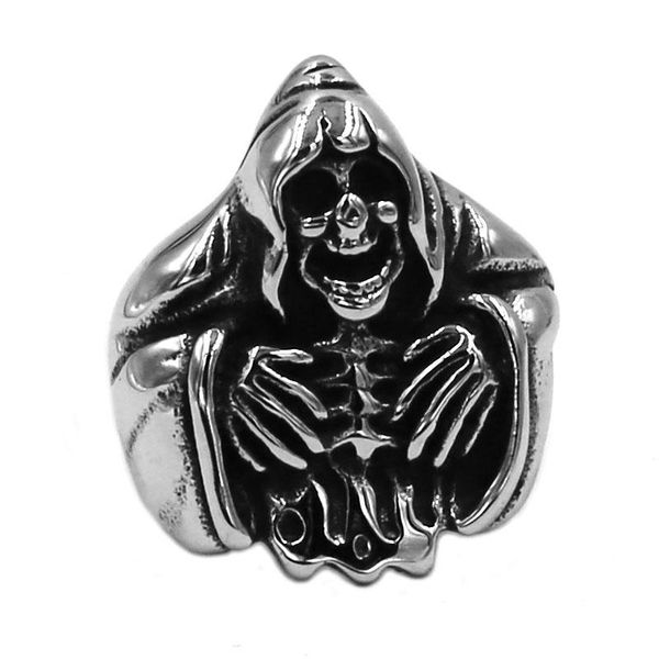 cluster rings wholesale grim reaper skull biker ring stainless steel jewelry vintage ghost motor mens 798b, Golden;silver
cluster rings wholesale grim reaper skull biker ring stainless steel jewelry vintage ghost motor mens 798b, Golden;silver
