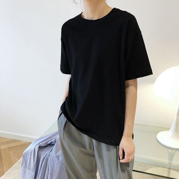 women's t-shirt fashion brushed round neck short sleeve t-shirt 2021 summer casual loose pullovers solid color base 6ghi, White
women's t-shirt fashion brushed round neck short sleeve t-shirt 2021 summer casual loose pullovers solid color base 6ghi, White