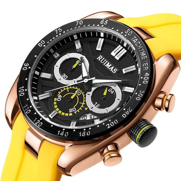 wristwatches ruimas drum roller watches men quartz digital wristwatch male relogio masculino 2021 military watch man 553, Slivery;brown
wristwatches ruimas drum roller watches men quartz digital wristwatch male relogio masculino 2021 military watch man 553, Slivery;brown
