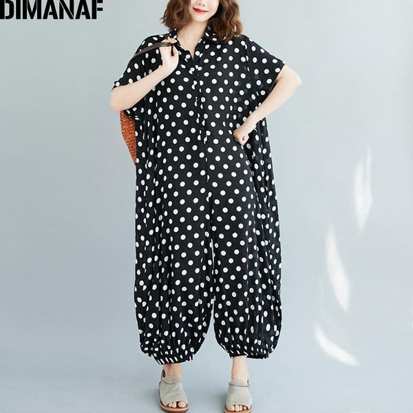 women's jumpsuits & rompers dimanaf plus size women long pants trousers female clothing loose casual cotton print black dot button lady, Black;white
women's jumpsuits & rompers dimanaf plus size women long pants trousers female clothing loose casual cotton print black dot button lady, Black;white